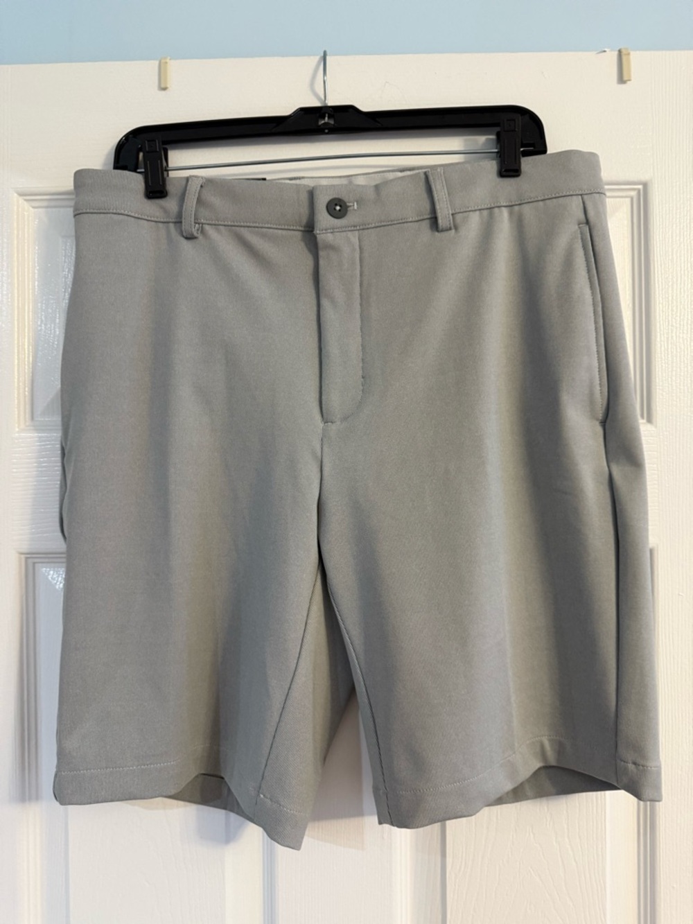 Men's Dunning Performance Golf Shorts - Light Gray
